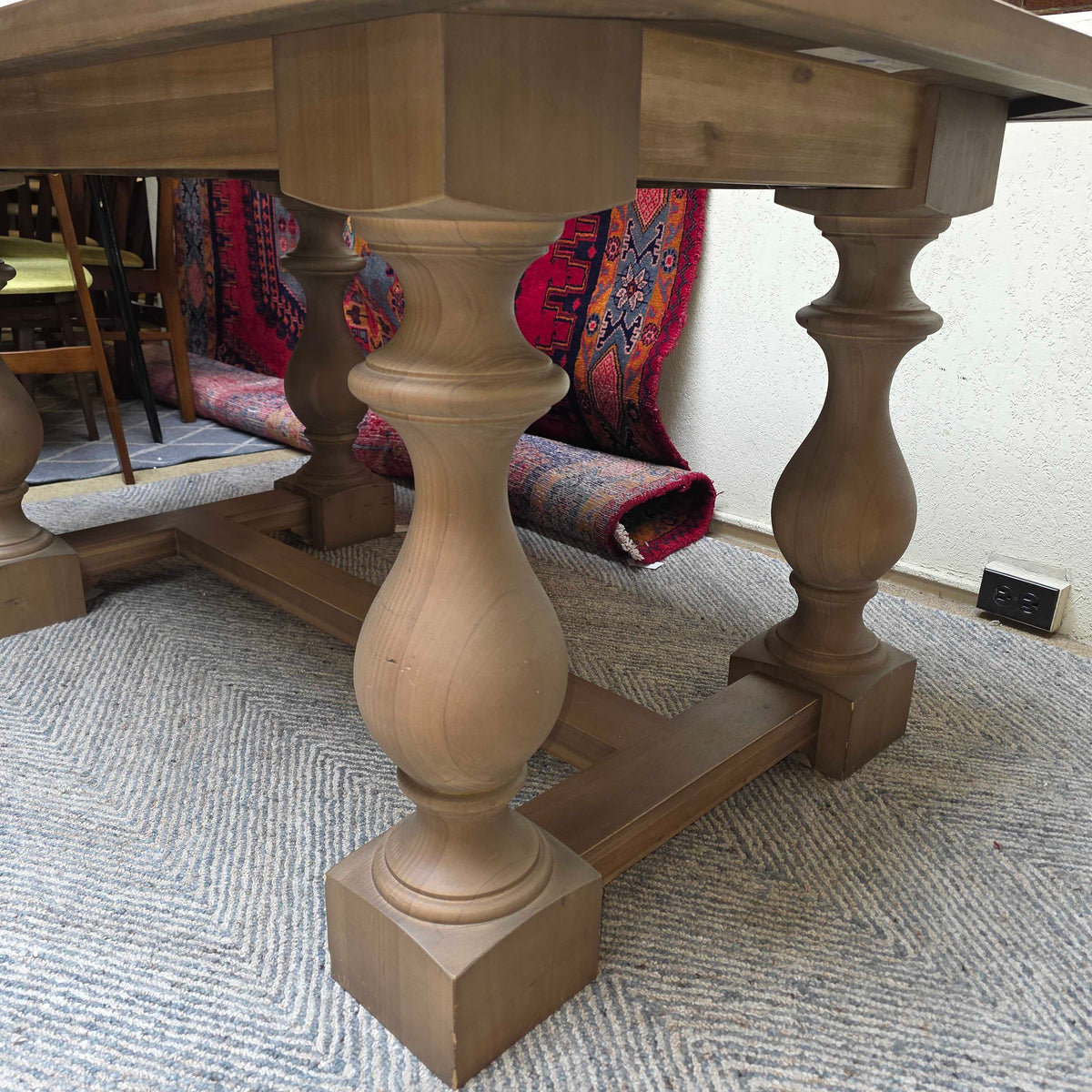 RH Salvaged Wood Trestle Dining Table