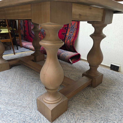 RH Salvaged Wood Trestle Dining Table