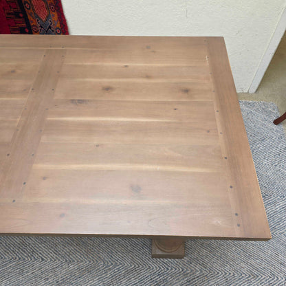 RH Salvaged Wood Trestle Dining Table