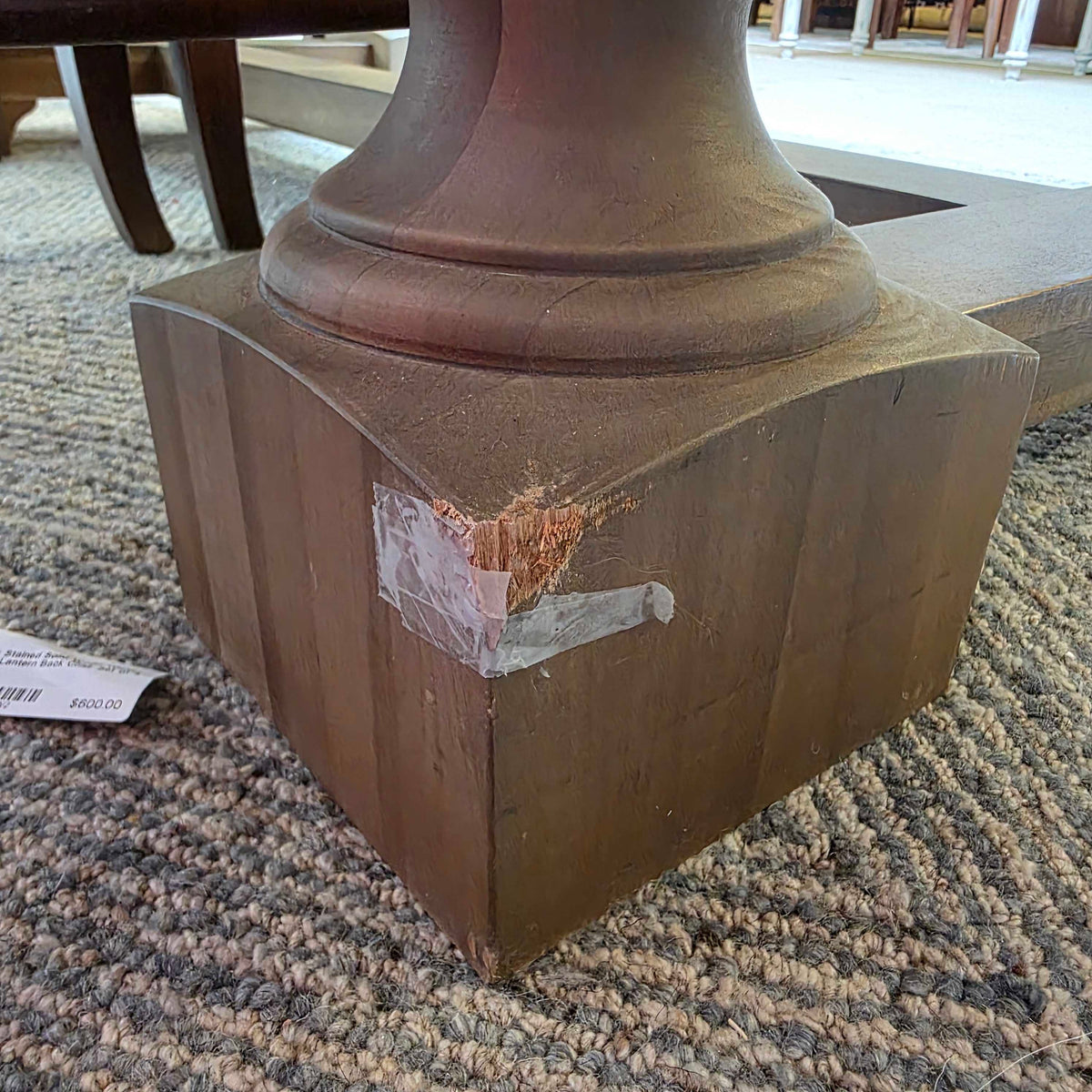 RH Salvaged Wood Trestle Dining Table
