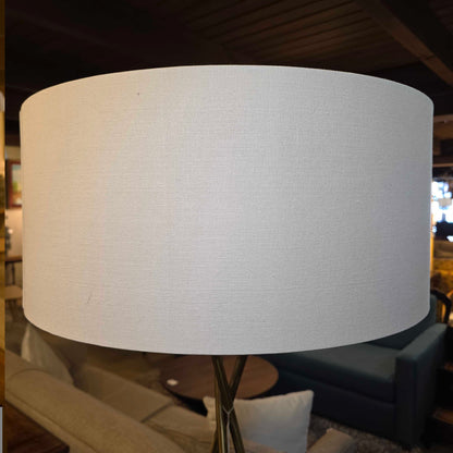 West Elm MC Brass Cross Leg Floor Lamp