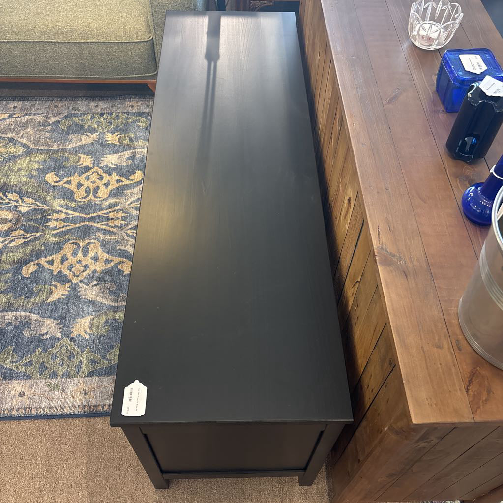 Ikea Dark Wood TV Stand C MEDIA STANDS