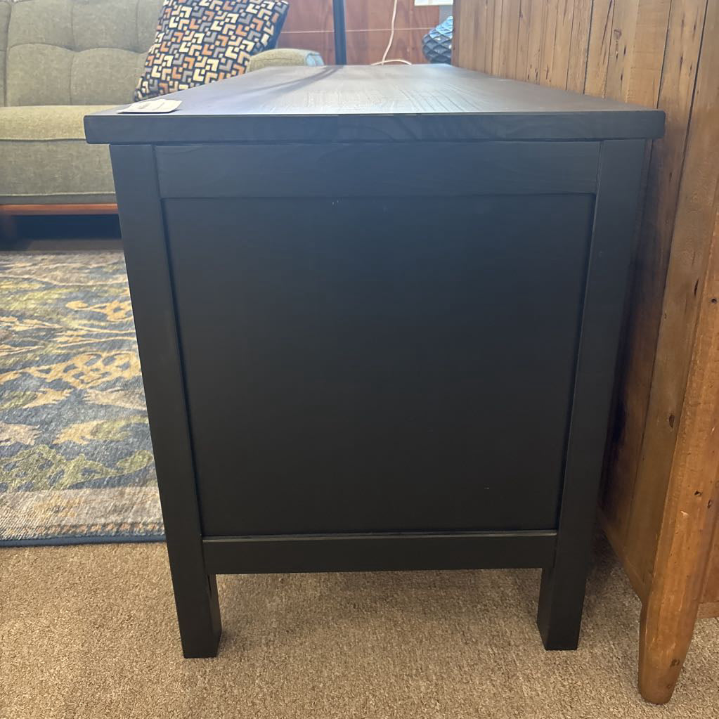 Ikea Dark Wood TV Stand C MEDIA STANDS