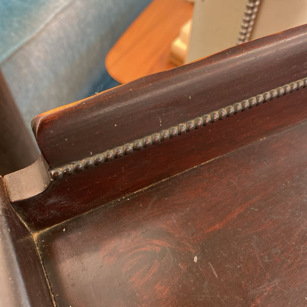 Vintage Dark Wood Sheet Music Cabinet (AS IS)