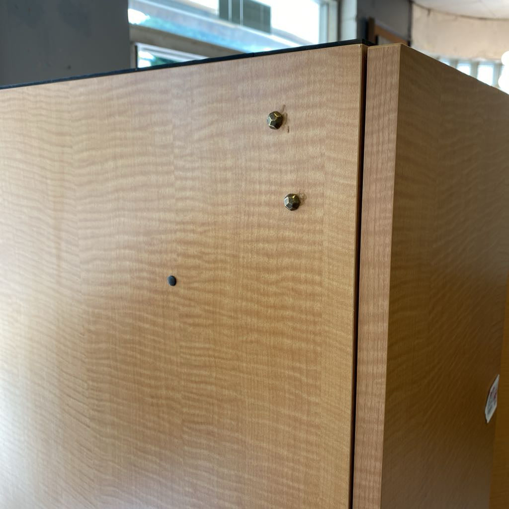 Narrow Blonde Laminate Cabinet C CABINETS