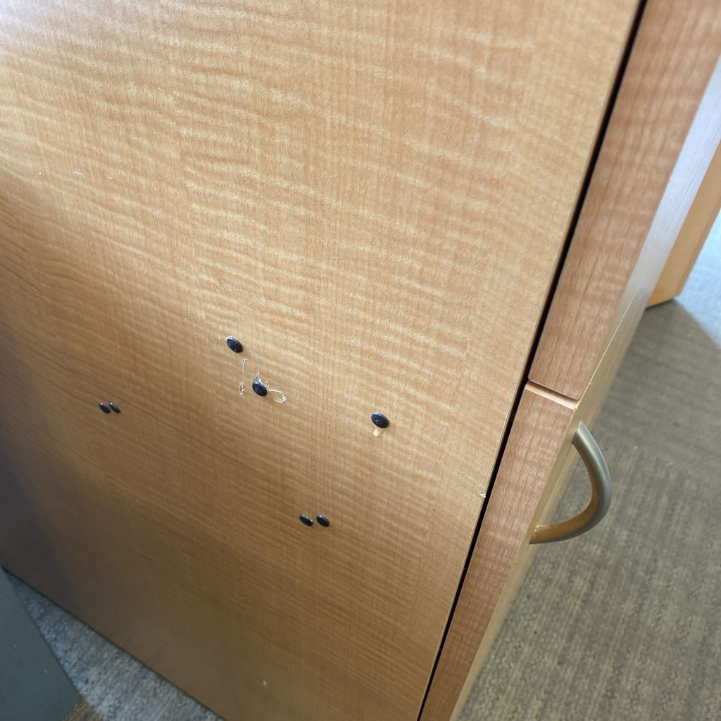 Narrow Blonde Laminate Cabinet C CABINETS
