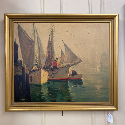 Vintage Ships Print