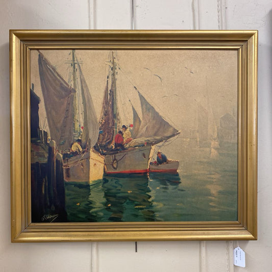 Vintage Ships Print