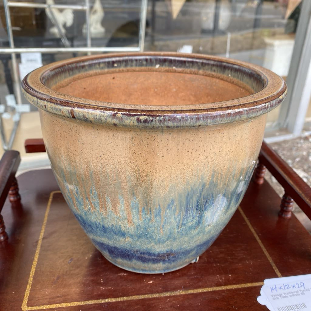 Tan & Grey Glaze Pot SMALLS
