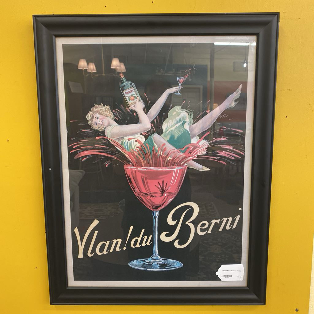 Vintage Repro Poster VLAN!