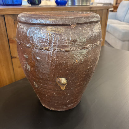 Dark Brown Terracotta Vase