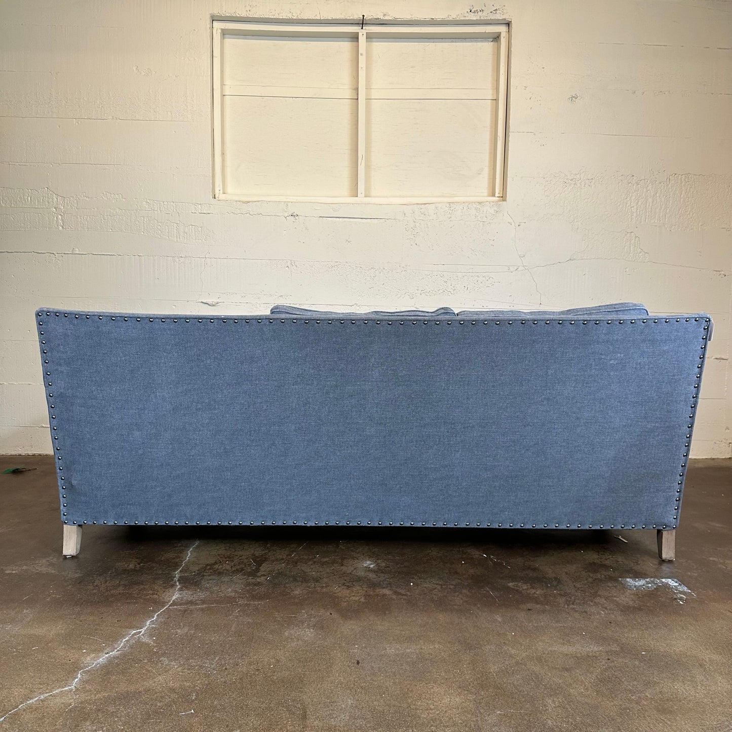 Grey 3 Seat Sofa w/ Down Cushions