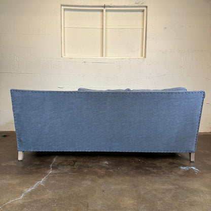 Grey 3 Seat Sofa w/ Down Cushions