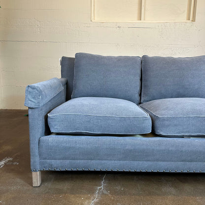 Grey 3 Seat Sofa w/ Down Cushions