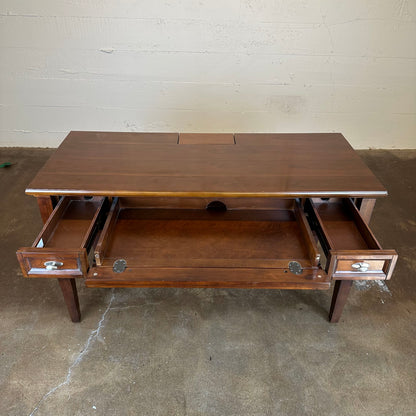 Traditional 3 Drawer Desk w/ Power