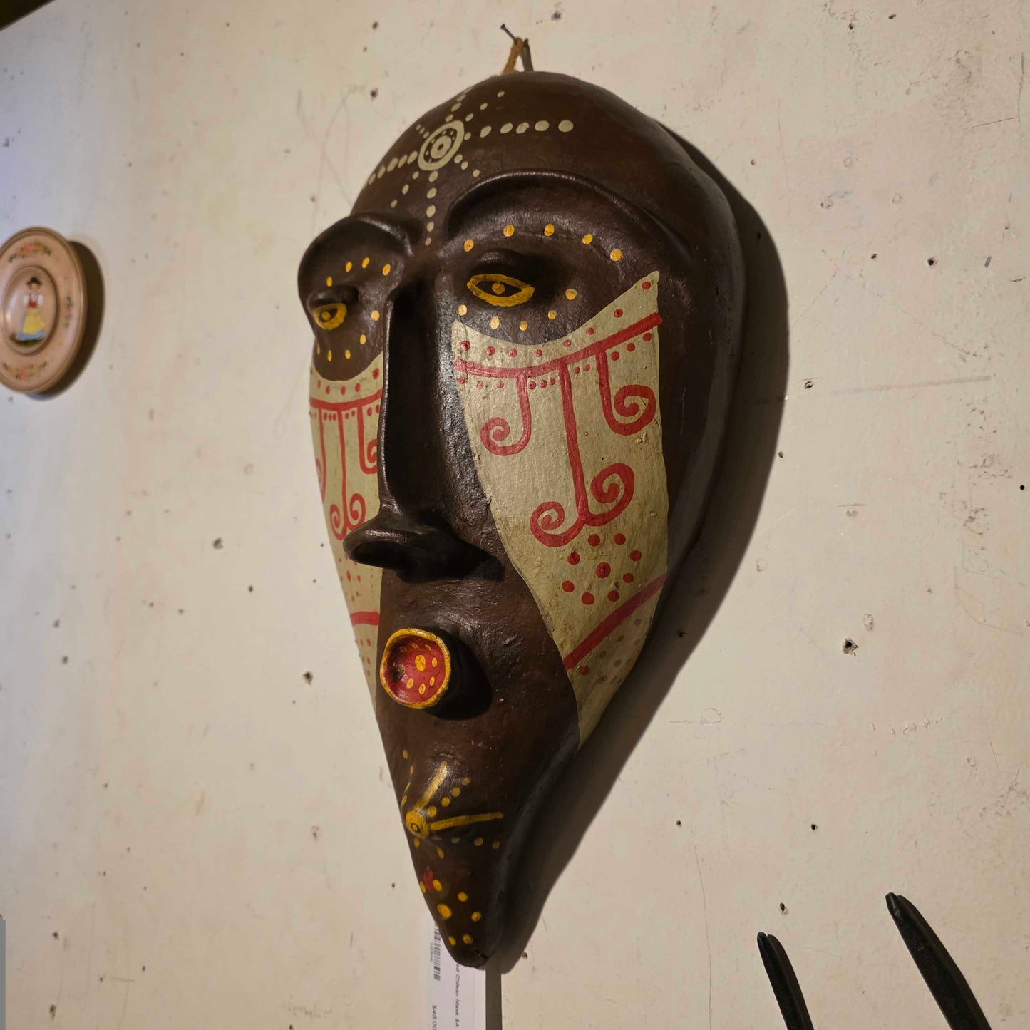 Clay Painted Chilean Mask