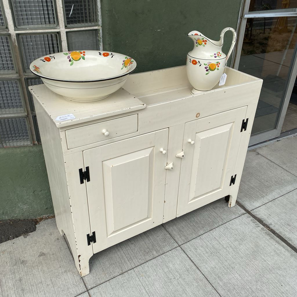 Antique Bucks County Washstand C CABINETS