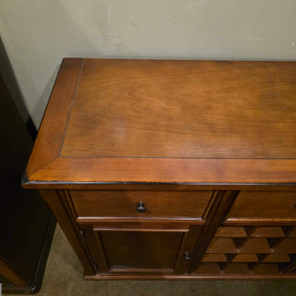 3 Drawer 2 Door Buffet w/ Center Wine Cubby