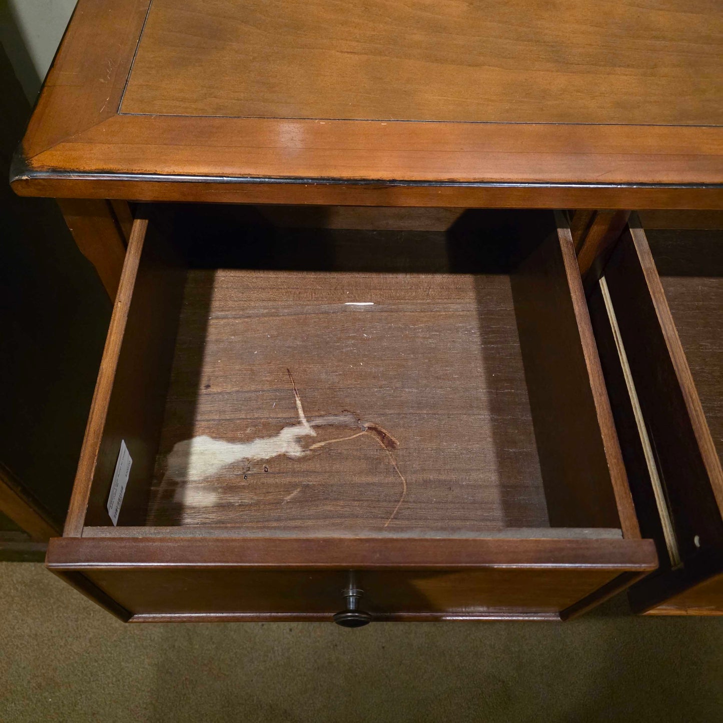 3 Drawer 2 Door Buffet w/ Center Wine Cubby
