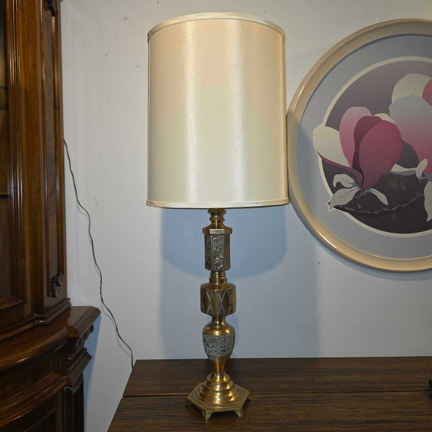 Korean Brass Lamp