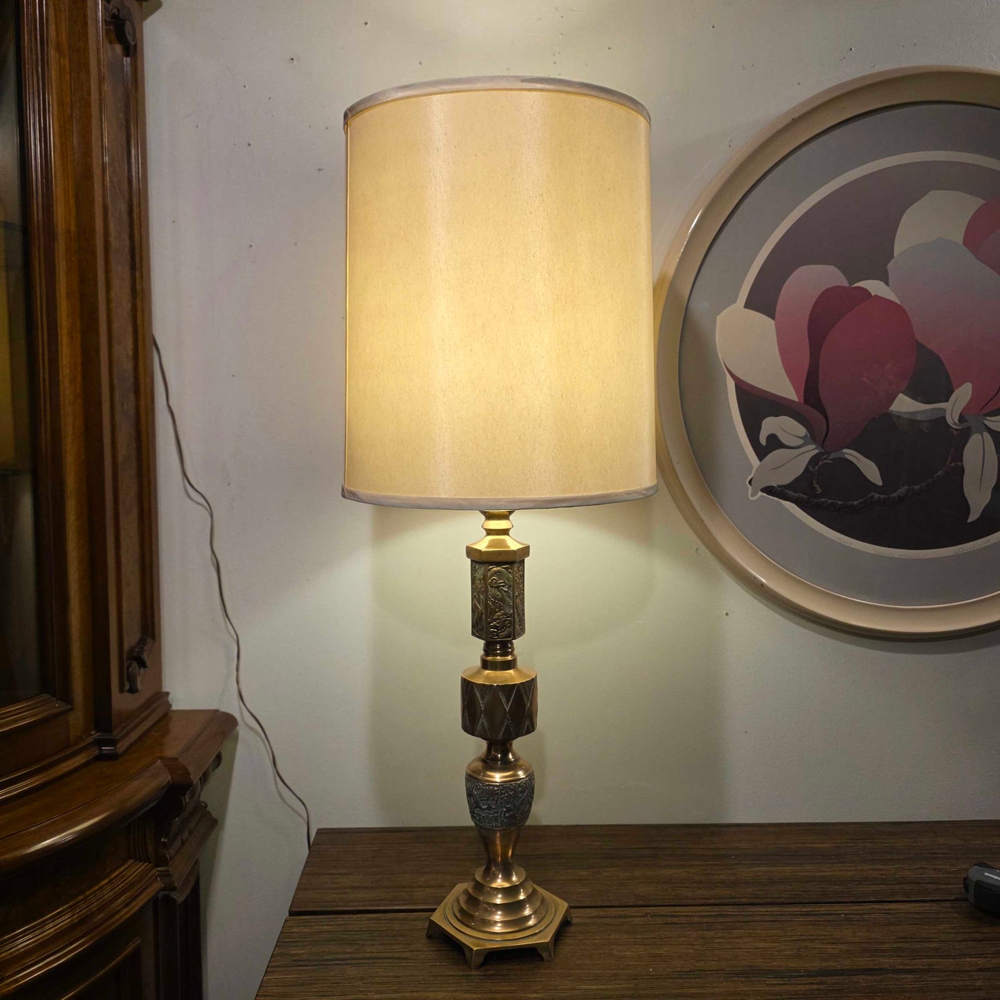Korean Brass Lamp