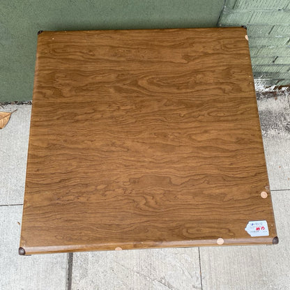 Faux Wood Top Folding Card Table (AS IS) C DINING TABLES