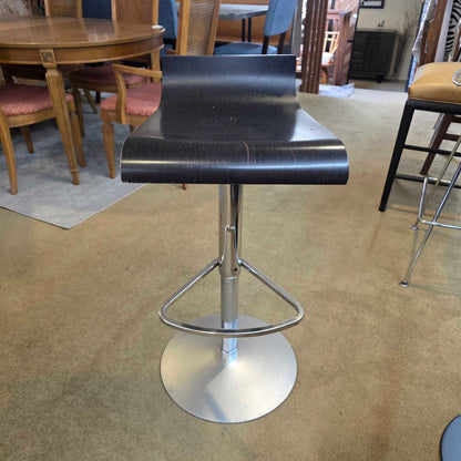 Contemporary Wood Sear Metal Adjustable Stool C STOOLS