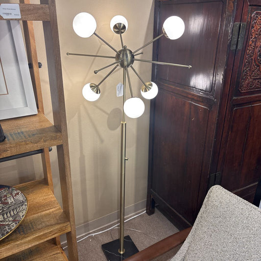 Brass Atomic Floor Lamp LAMPS