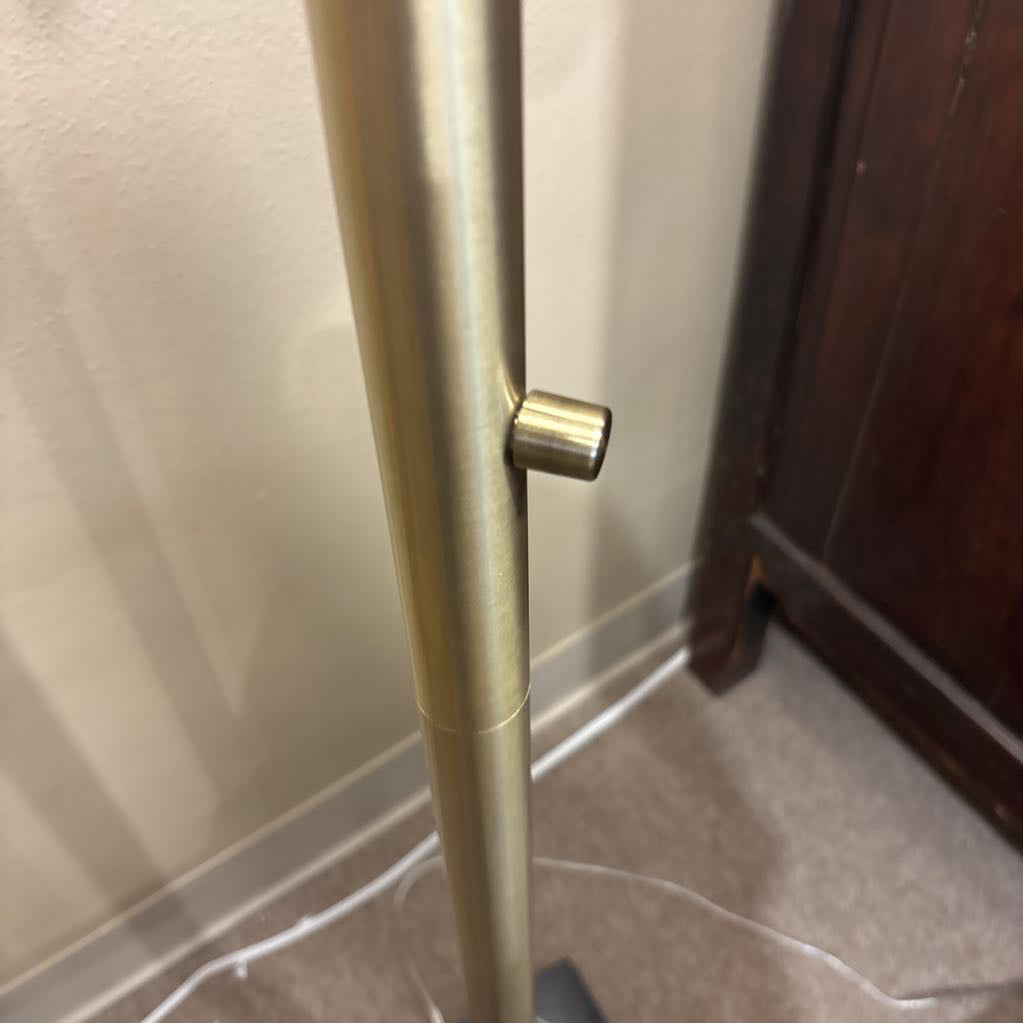 Brass Atomic Floor Lamp