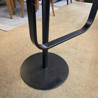 La Palma Black Adjustable Contemporary Stool C STOOLS