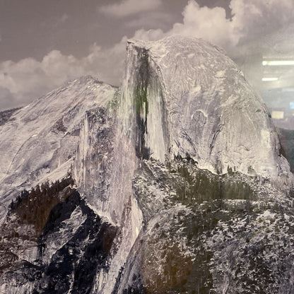 Black & White EL CAP Mountain Range Photograph ART