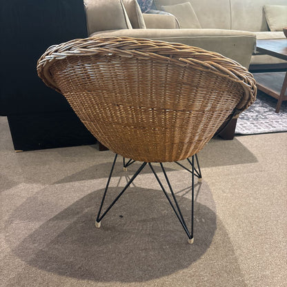 Vintage Wicker Accent Chair by Teun Velthuizen (AS IS) U ACCENT CHAIRS