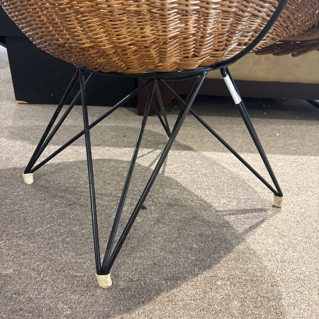Vintage Wicker Accent Chair by Teun Velthuizen (AS IS) U ACCENT CHAIRS