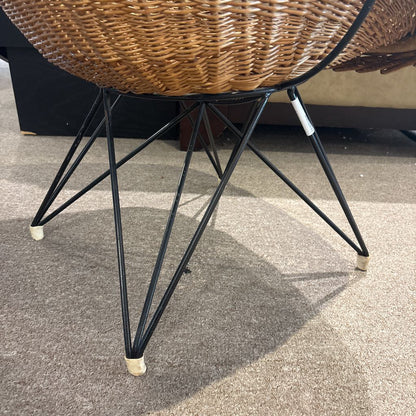Vintage Wicker Accent Chair by Teun Velthuizen (AS IS) U ACCENT CHAIRS