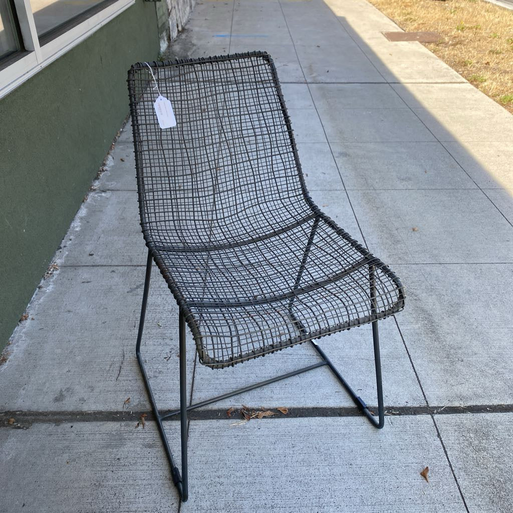 Black Metal Wire Chair C DINING CHAIRS