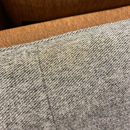 Grey Tweedish Bucket Corner Sectional (AS IS)