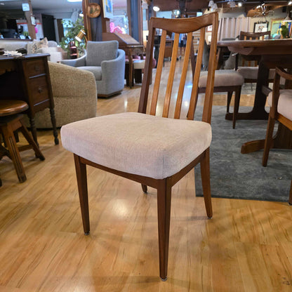 AS IS GPlan Teak Oval Whale Tail Dining Table and set of 6 Gplan Dining Chairs