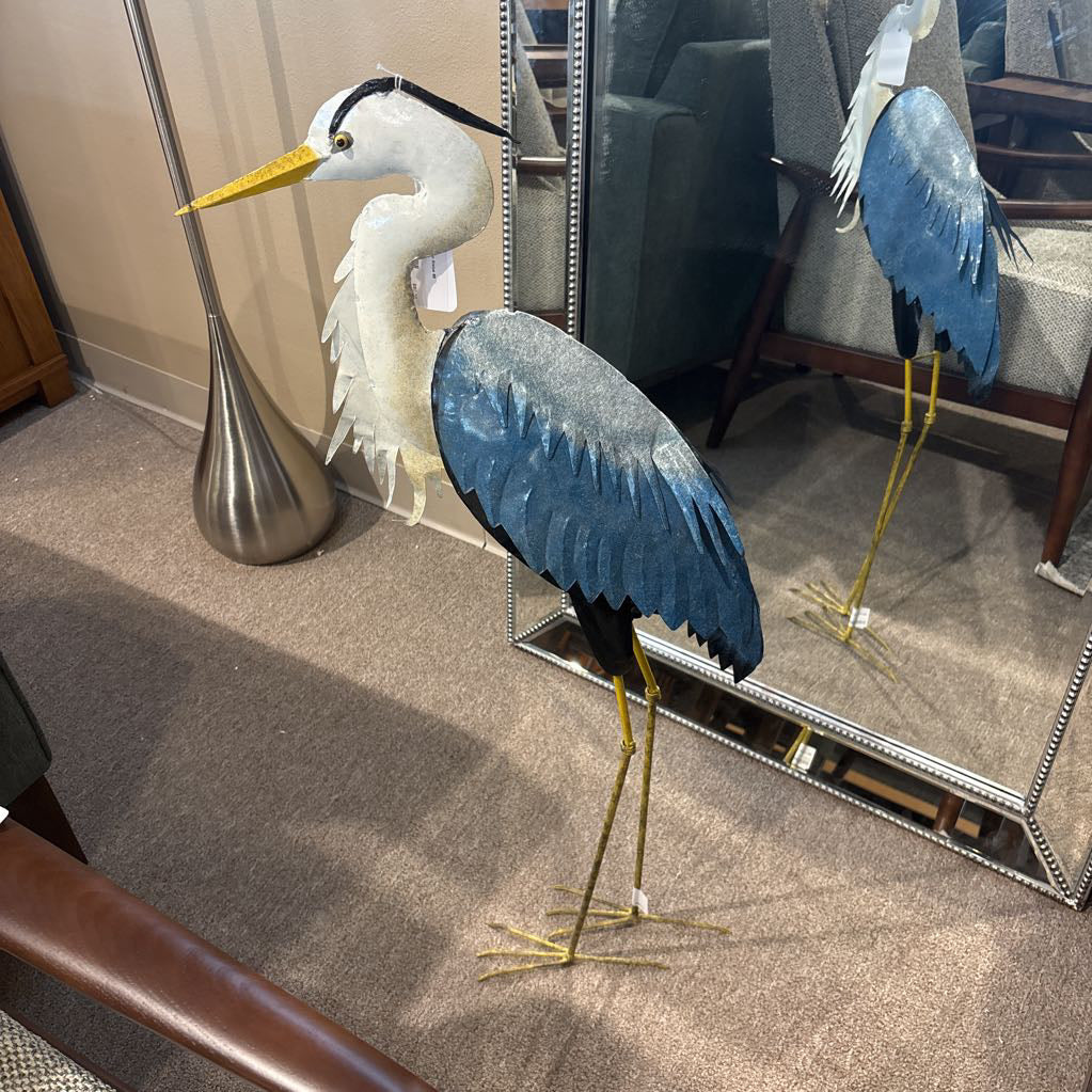 Blue Heron Statue