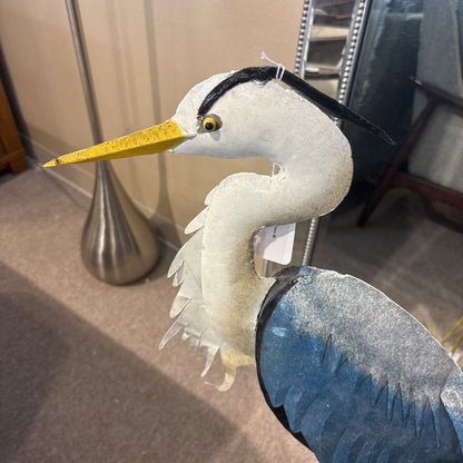 Blue Heron Statue