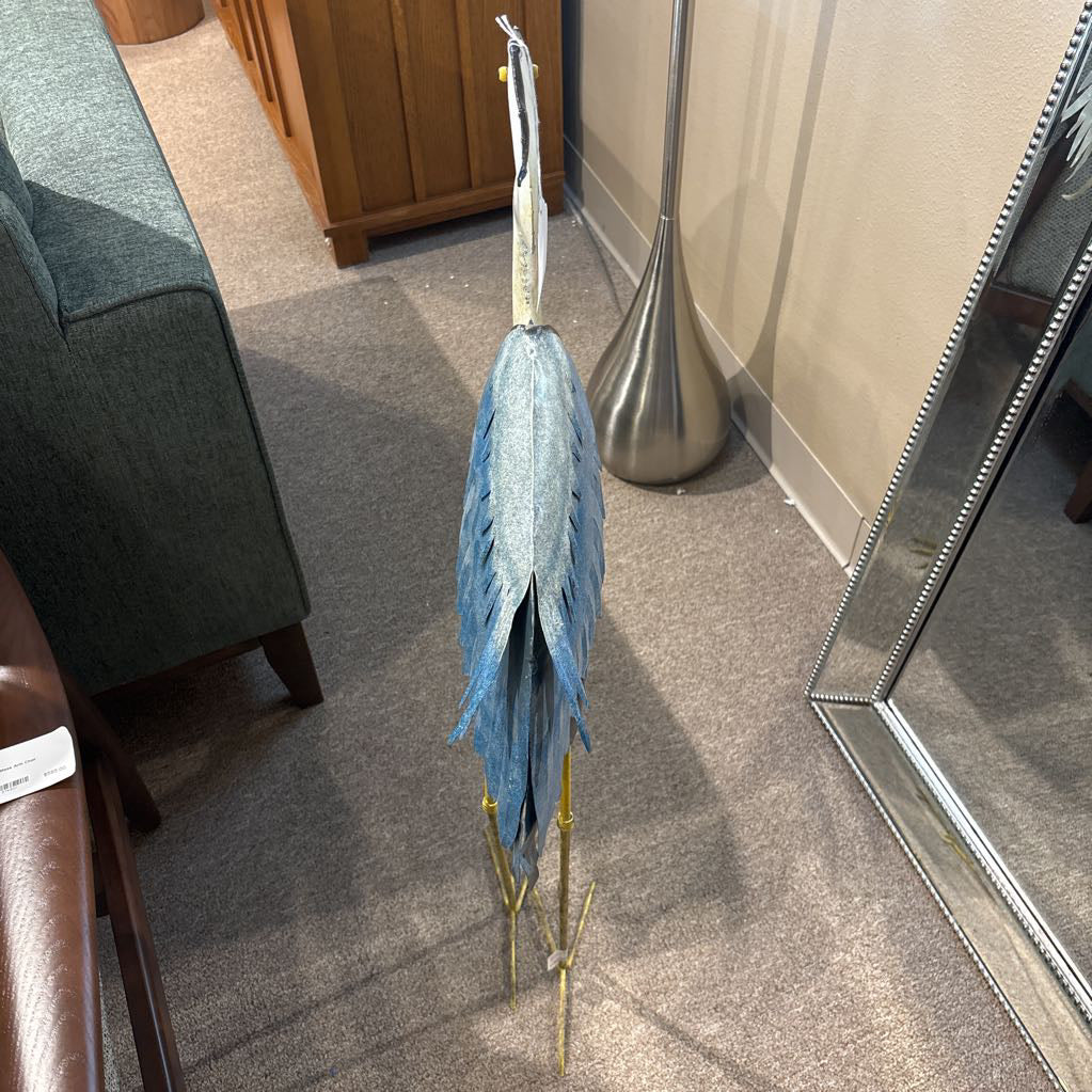 Blue Heron Statue