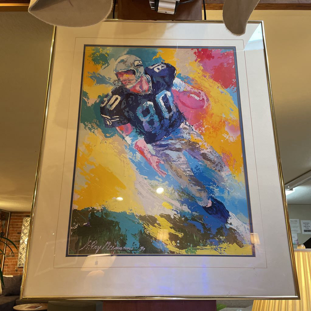 Leroy Neiman - Steve Largent Framed Art ART