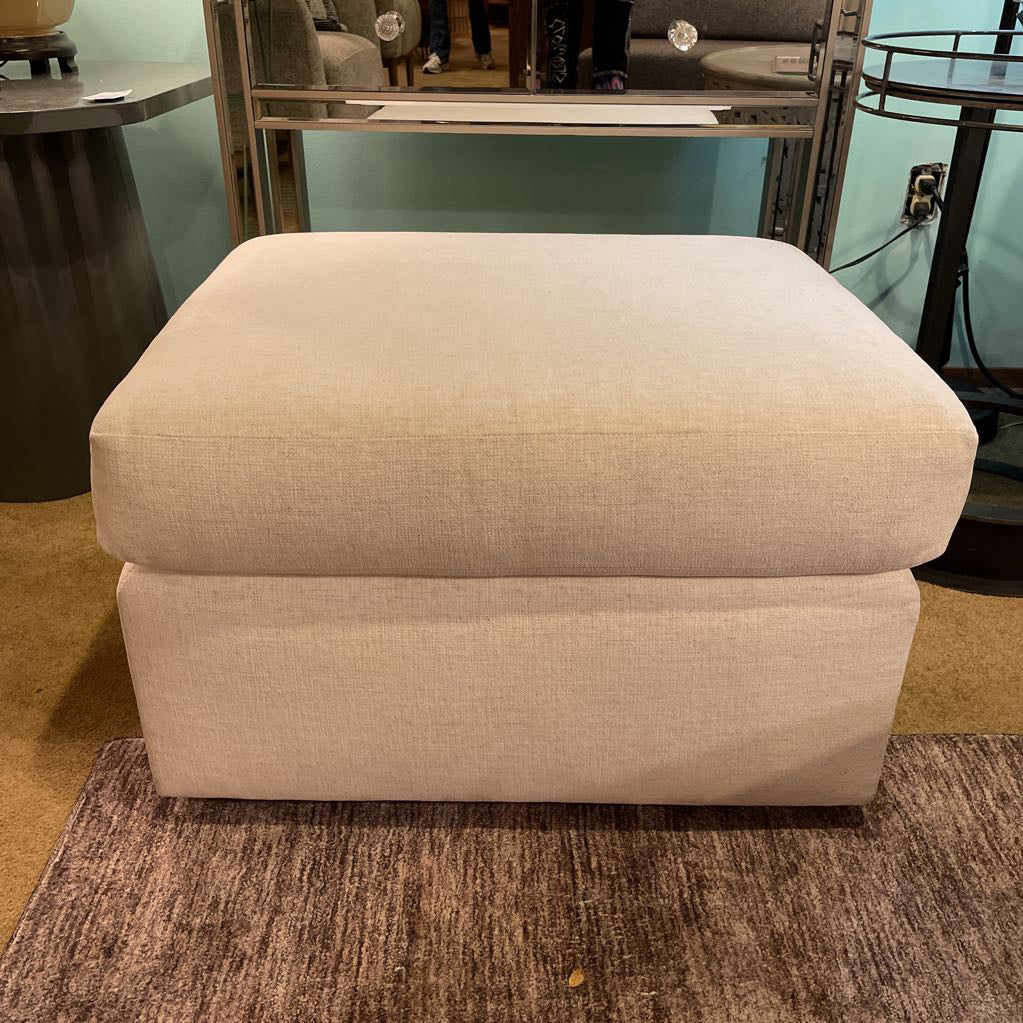 Savoy Ivory Ottoman U OTTOMANS