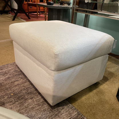 Savoy Ivory Ottoman U OTTOMANS