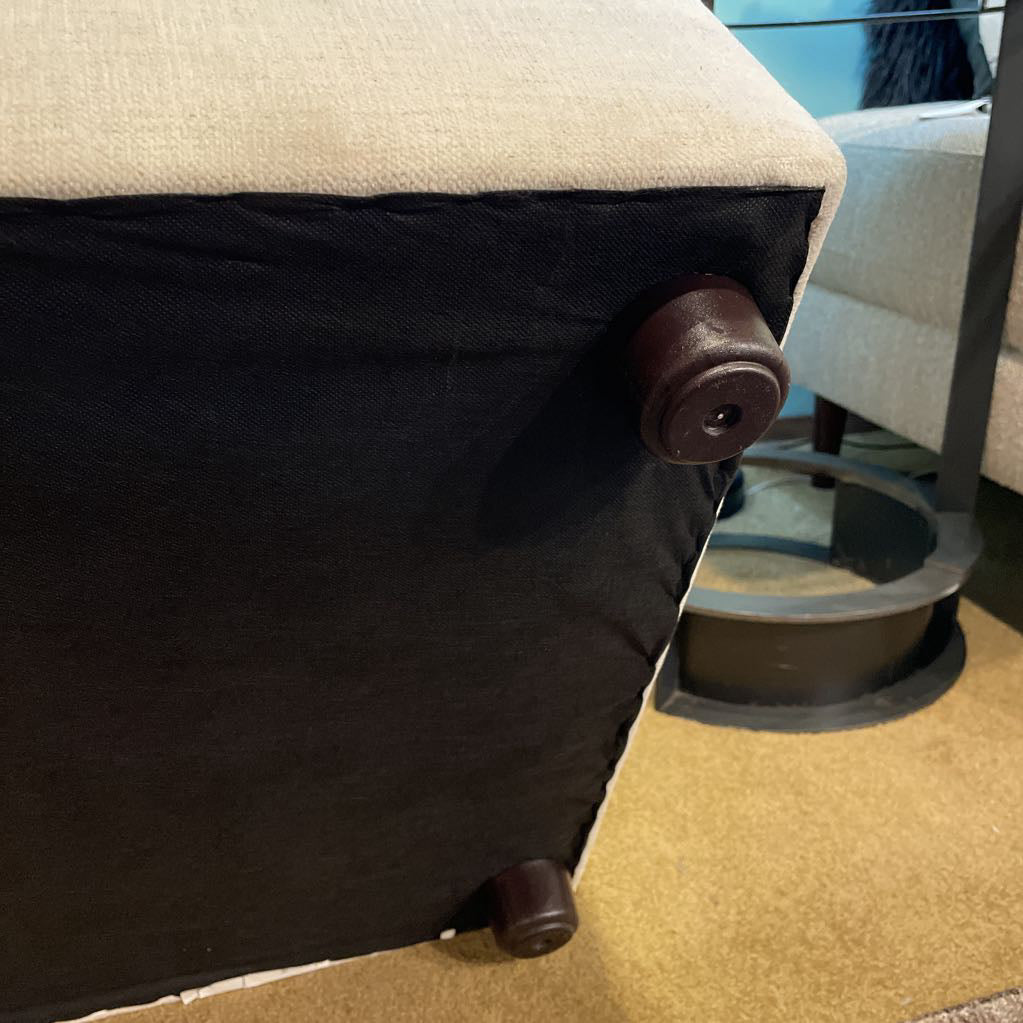 Savoy Ivory Ottoman U OTTOMANS