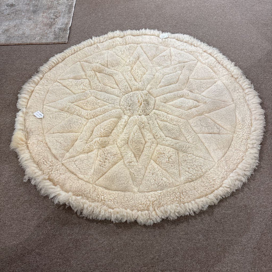 Alpaca Fur Round Carpet RUGS