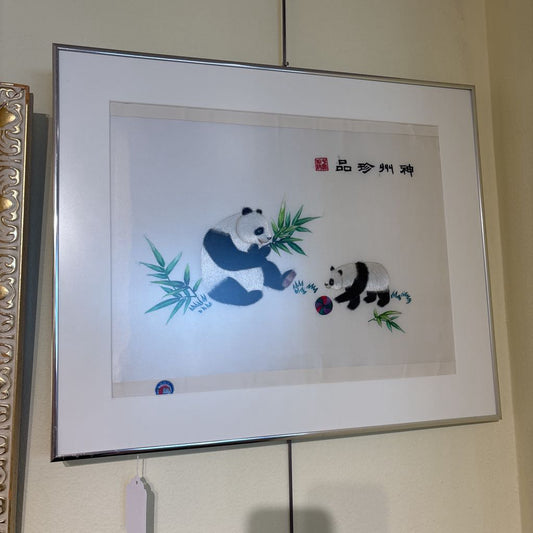Chinese Embroidery Panda Art ART