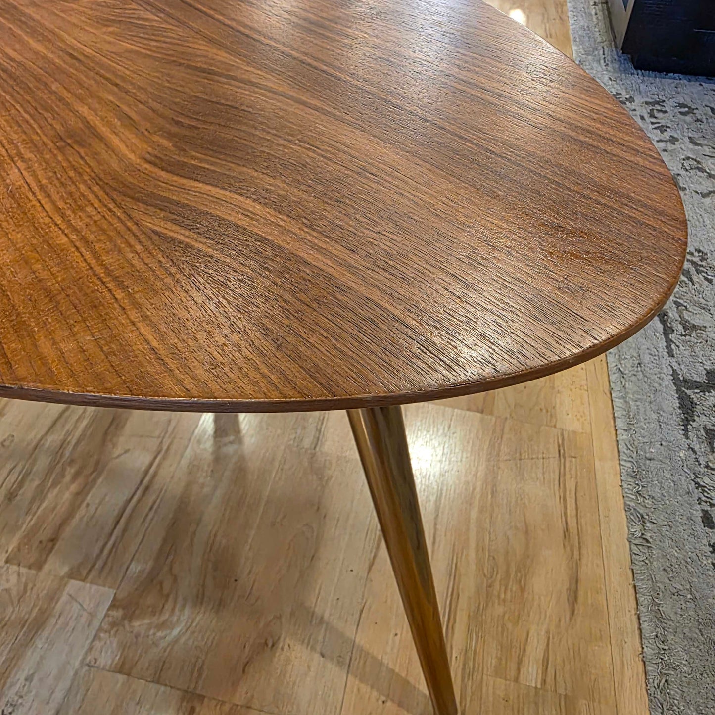 Teardrop Wood Side Table