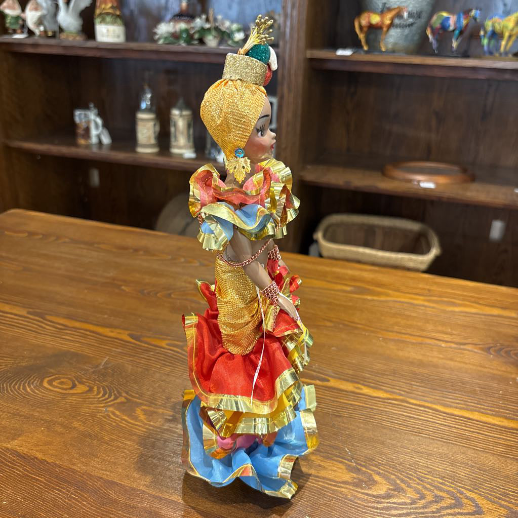 Carmen Miranda Doll w/Brazil Sash SMALLS