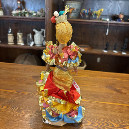 Carmen Miranda Doll w/Brazil Sash SMALLS