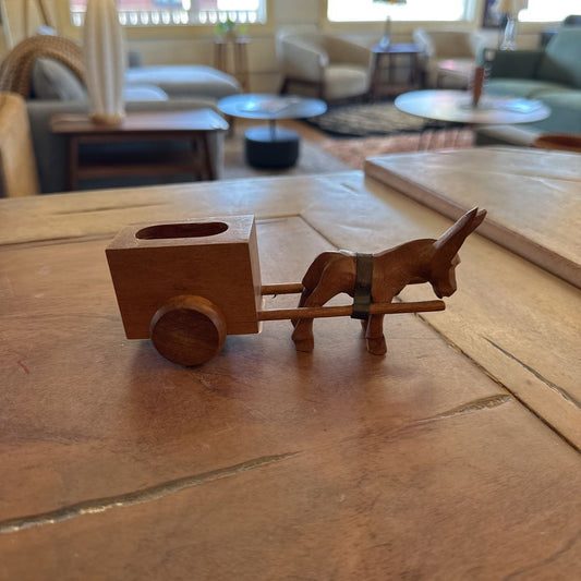 Vintage Wooden Donkey Watch Holder UNIQUE FINDS